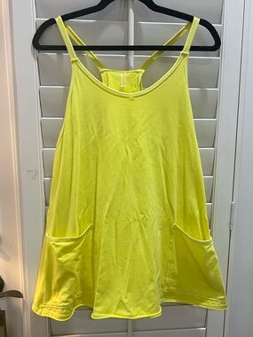 FP Movement Hot Shot Mini Dress Sour Citrus XS